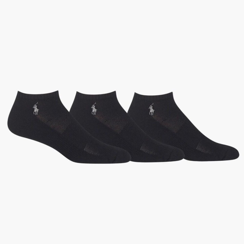 Polo Ralph Lauren Men's Tech Low Cut Socks - Pack of 3 Sz  10-13